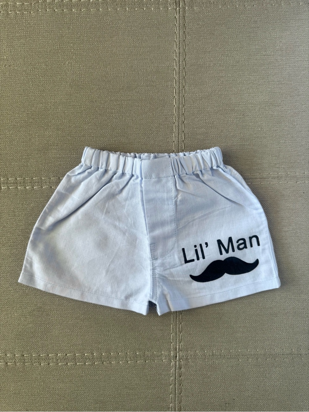 Lil' Man Light Blue Kids Shorts